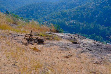 orman tepe dağ doğa yaz manzara manzara
