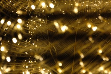 deffocused sarı bokeh ışık soyut arka plan