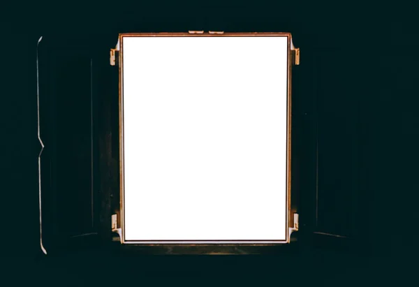 Okno z białym tłem — Zdjęcie stockowe