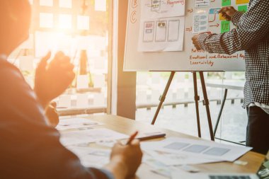 kullanıcı deneyimi Ux tasarımcı akıllı telefon düzeni web tasarımı.