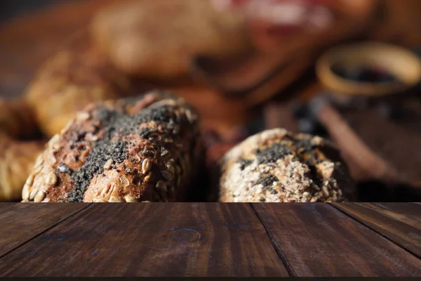 Chlebové pečivo. pečené jídlo — Stock fotografie