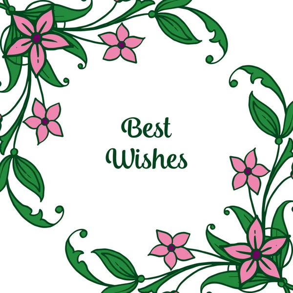 Vetor ilustração convite cartão melhores desejos com textura roxo flor quadro —  Vetores de Stock