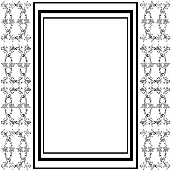 矢量插图可爱的花环框架贺卡 — 图库矢量图片