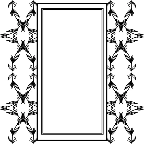 Vector illustration of design pattern with flower frame — Stock Vector