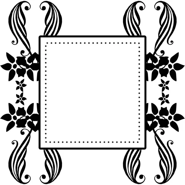 Vector illustration wreath frame for elegant decoration — Stock Vector