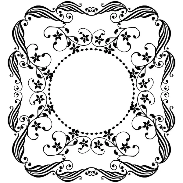 Modèle vectoriel illustration cadre fleur pour papier peint design — Image vectorielle