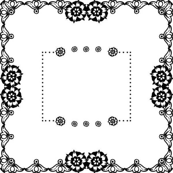 Vektör illüstrasyon tasarım çelenk çerçeve ile çeşitli davet kartı