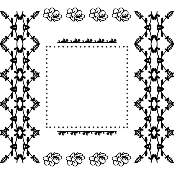 Vector illustratie sierlijke wallpaper van Flower frame voor uitnodigingskaart — Stockvector
