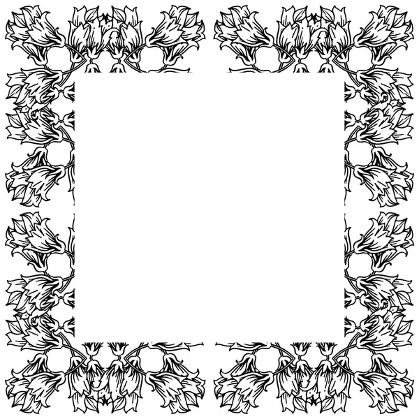 Vektor Illustration eleganten Blumenrahmen für Design-Banner — Stockvektor
