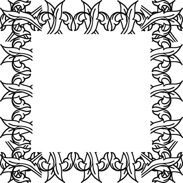 Vector illustration various pattern flower frame with template wallpaper — Stock Vector