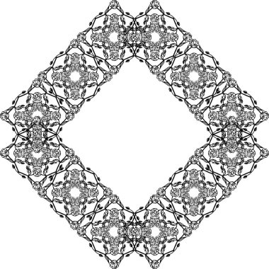 Çeşitli tebrik kartı için vektör illüstrasyon doku çiçek çerçeve