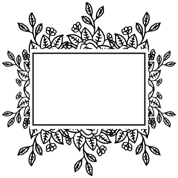 Tebrik kartı dekorasyonu ile Vektör illüstrasyon zarif çelenk çerçeve