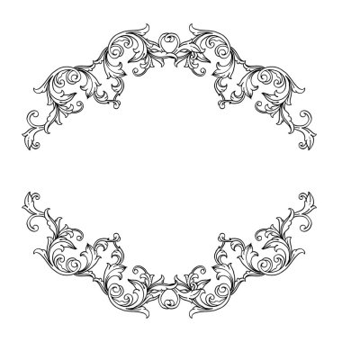 Çeşitli desen çiçek çerçeveli vektör illüstrasyon dekoratif poster