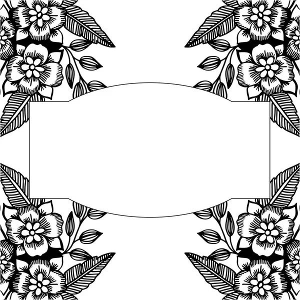 ●カードスタイルの花枠のベクトルイラスト各種テクスチャ — ストックベクタ