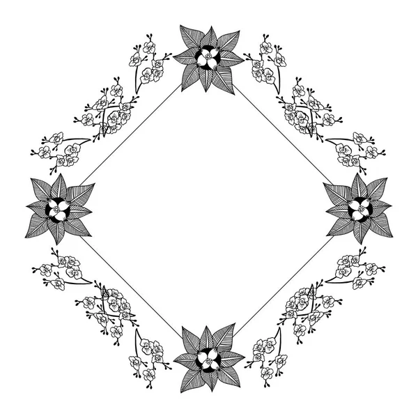 Illustration vectorielle cadre de couronne abstraite avec forme de carte — Image vectorielle
