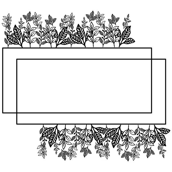 Szablon ilustracji wektorowych z różnych eleganckich kwiatowy ramki — Wektor stockowy