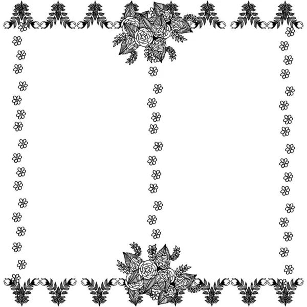Textura de la ilustración vectorial del marco de la corona para la bandera — Vector de stock