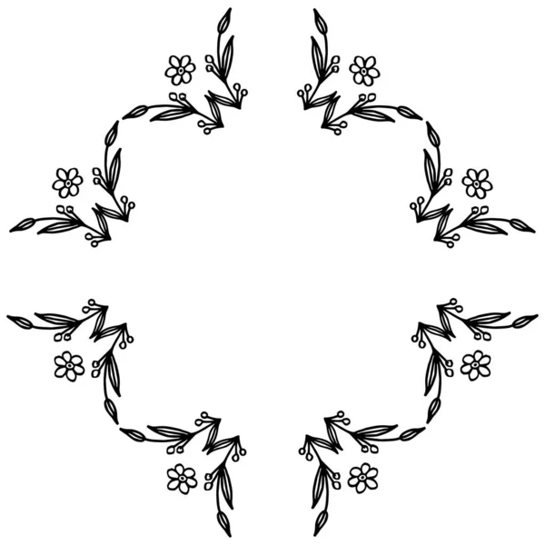 Moldura de coroa padrão de ilustração vetorial com cartão — Vetor de Stock