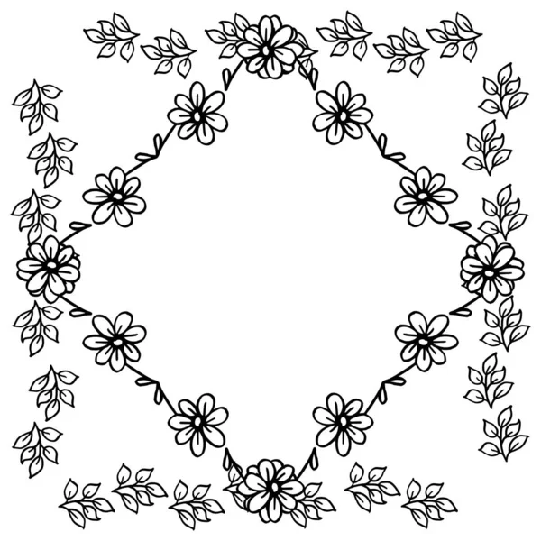 Ilustración vectorial varios arte de marco de corona con la decoración de la tarjeta — Archivo Imágenes Vectoriales