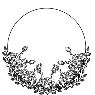 Tebrik kartı, düğün davetiyesi, beyaz arka plan üzerinde izole için benzersiz dekorasyon. Vektör