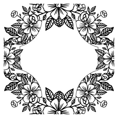 Tasarım güzel çiçek, vintage kart, sevimli ve güzel için. Vektör