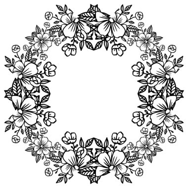 Desen çiçek, düğün davetiyesi için tasarım kartı, tebrik kartı. Vektör