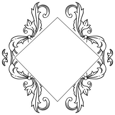 Beyaz, sanat modern, afiş ve posterler zarif çerçeve. Vektör