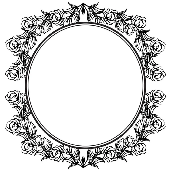 Elegante Floral frame, voor verschillende wenskaarten. Vector — Stockvector