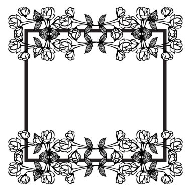 Tebrik kartı veya davet kartı için çiçeklerle çiçek sizlerle kusursuz doku. Vektör