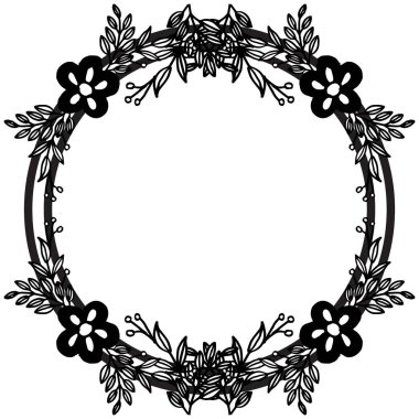 Güzel tasarım kartı, kalabalık çiçek çerçeve. Vektör