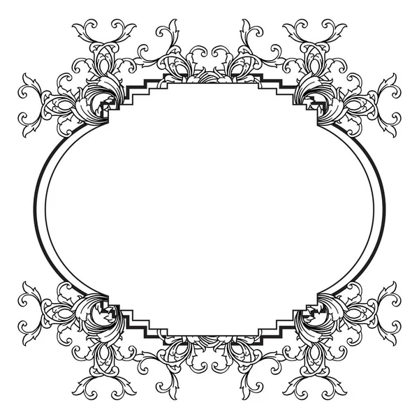 Achtergrond op de witte, bloem frame met ornament moderne, verschillende kaart. Vector — Stockvector