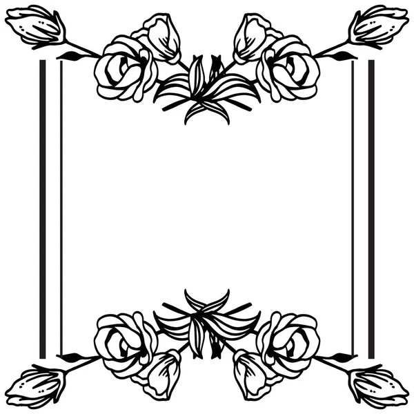 ●白の背景には、モダンな装飾品を持つ花枠、様々なカード。ベクトル — ストックベクタ