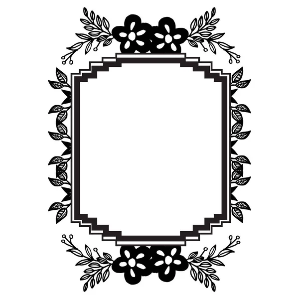 Modèle de carte, cadre de couronne élégant. Vecteur — Image vectorielle