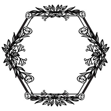 Güzel çiçek, modern çerçeve, çeşitli kart duvar kağıdı için. Vektör