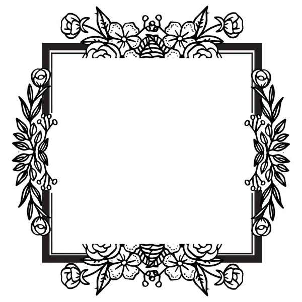 Güzel çiçek, modern çerçeve, çeşitli kart duvar kağıdı için. Vektör