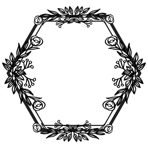 Güzel çiçek, modern çerçeve, çeşitli kart duvar kağıdı için. Vektör