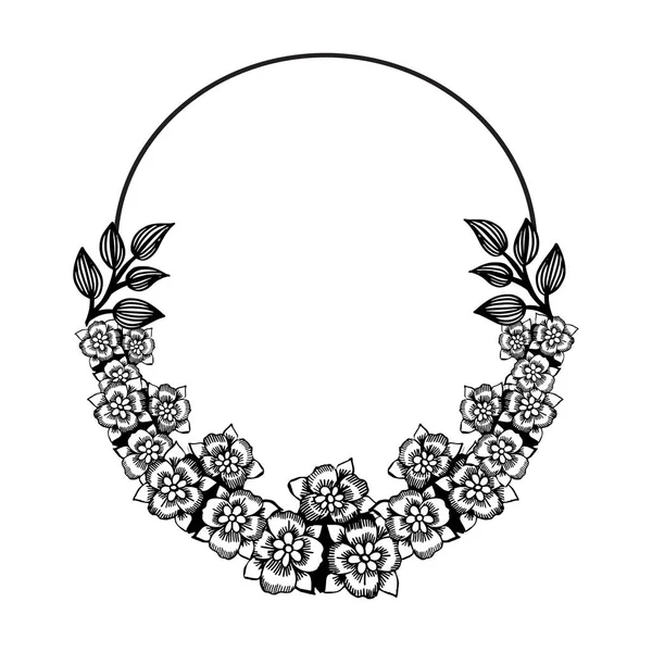 Çeşitli tebrik kartı, kalabalık çiçek ve yaprakları dekor. Vektör