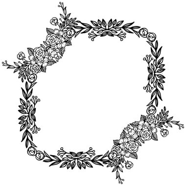 Çiçek ve yaprak çizim ile güzel duvar kağıdı özelliği. Vektör