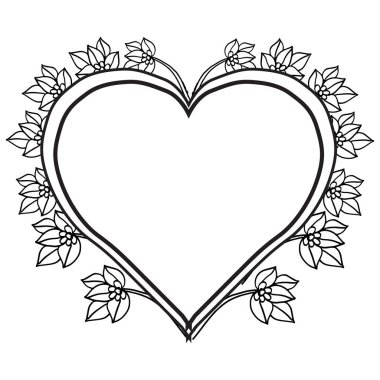 Vintage çiçekler ile Grafik kartı, sevimli çiçek çerçeve özelliği. Vektör