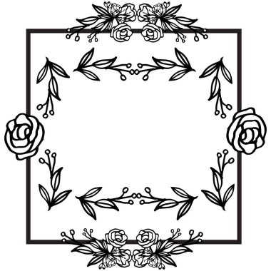 Sanat grafik gül çiçek ile soyut arka plan. Vektör