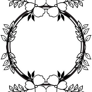 Sınır dekoratif, çeşitli kartların desen, çiçek çiçek. Vektör