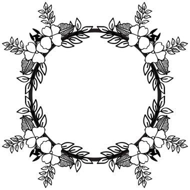 Desen çiçek çerçeve, zarif tarzı ile kart Doku. Vektör