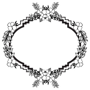 Stil benzersiz, güzel siyah çiçek çerçeve ile zarif kartlar. Vektör