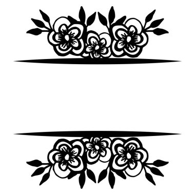 Vintage düğün tasarımı, çiçek desen duvar kağıdı ile. Vektör