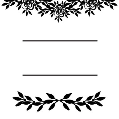 Çiçek çerçeve, beyaz bir zemin üzerinde izole, dekor davetiye kartı için. Vektör