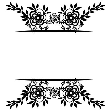 Çiçek vintage tarzı ile zarif desen, tasarım duvar kağıdı tebrik kartı. Vektör