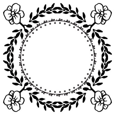 Sevimli çiçek çerçeve, beyaz bir zemin üzerinde izole, kartların tasarımı için. Vektör