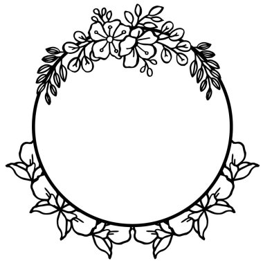 Beyaz arka plan üzerinde izole çelenk çerçeveleri doku. Vektör