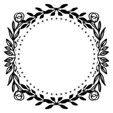 Çiçek süslemeleri ile siyah vintage kare zarif çerçeveler, kartların çeşitli. Vektör