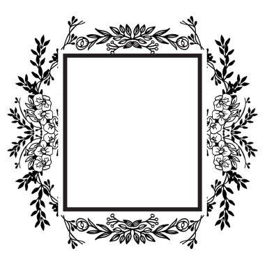 Çiçekler ve yaprakları ile Floral arka plan, kartlar benzersiz tasarım. Vektör